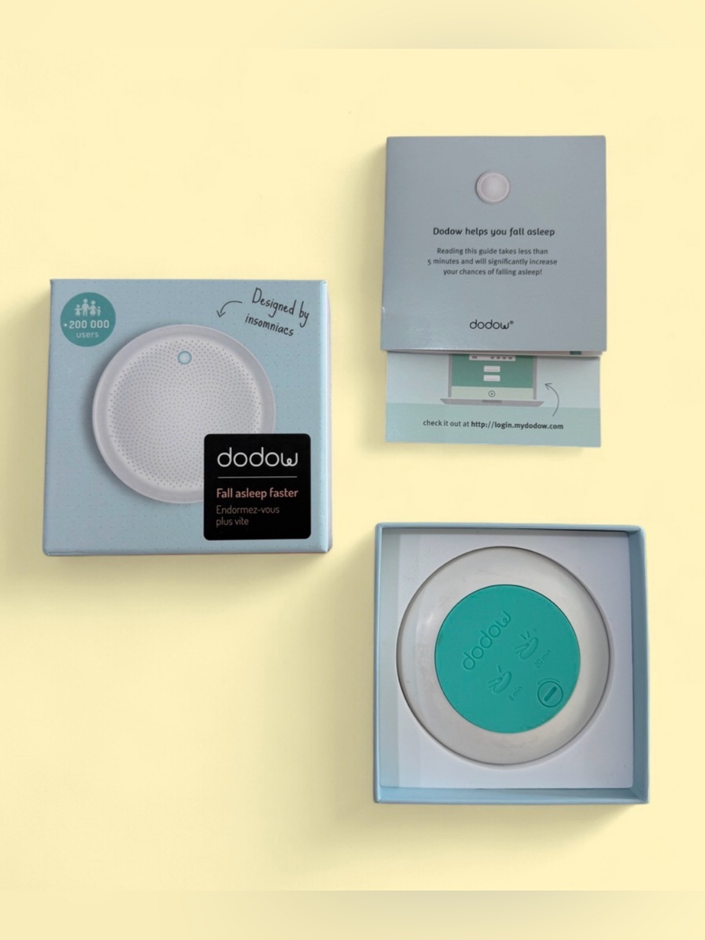 Dodow Sleep Aid Device in Mint Green